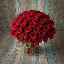 Букет 55 Красных роз Фридом #REPLACE_PRED# Петровское