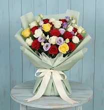Букет цветов из:  Розы #REPLACE_PRED# Петровское