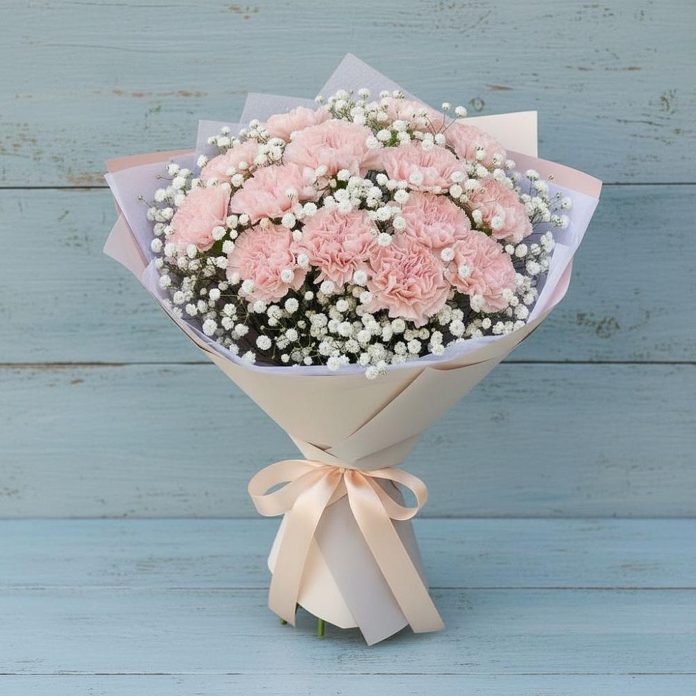 Букет цветов из: Гвоздики в Петровское