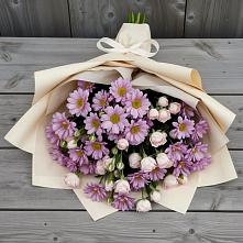 Букет цветов из:  Розы и Хризантемы в Петровское