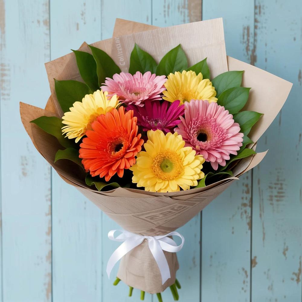 Букет цветов из: Герберы в Петровское