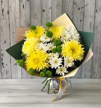 Букет цветов из:  Хризантемы #REPLACE_PRED# Петровское