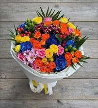 Букет цветов из:  Розы и Хризантемы в Петровское