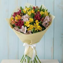 Букет цветов из:  Альстромерии #REPLACE_PRED# Петровское