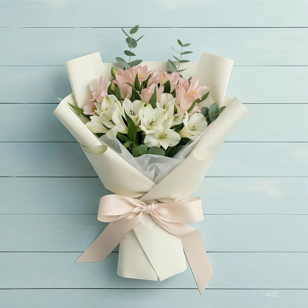 Букет цветов из: Альстромерии в Петровское