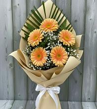 Букет цветов из:  Герберы в Петровское