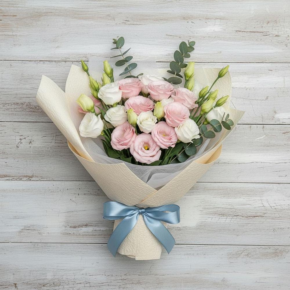 Букет цветов из: Лизиантусы в Петровское